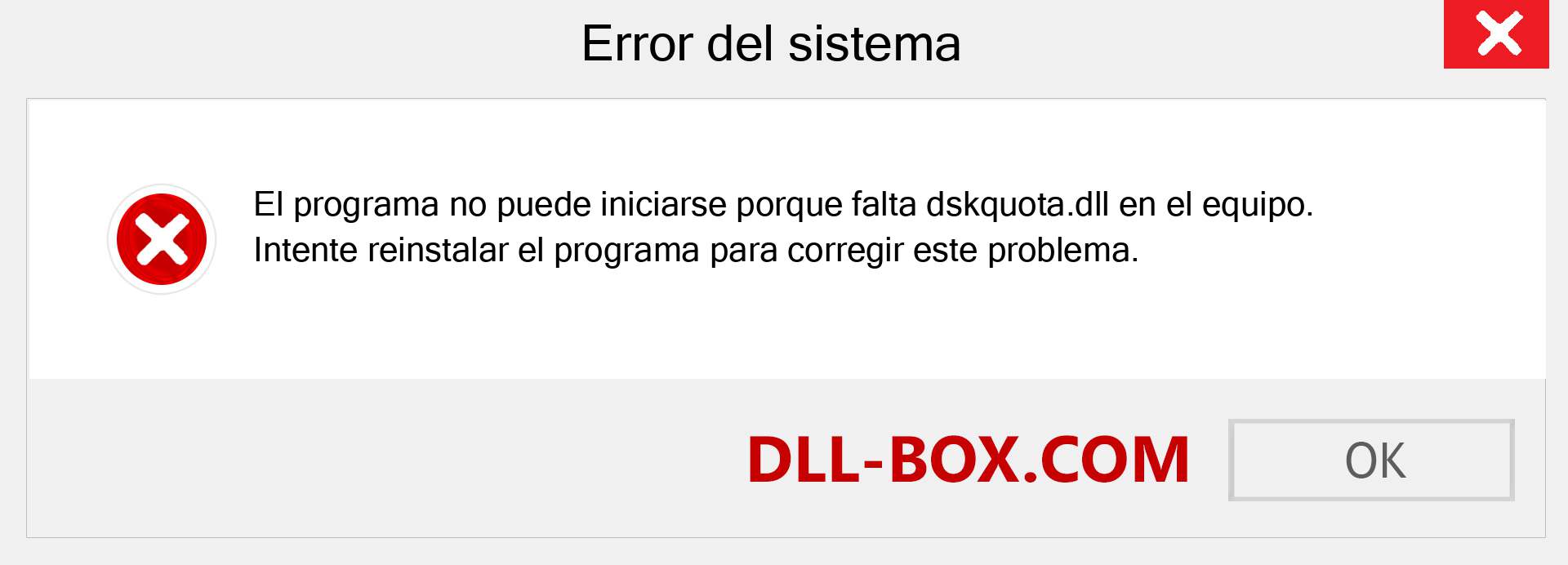 ¿Falta el archivo dskquota.dll ?. Descargar para Windows 7, 8, 10 - Corregir dskquota dll Missing Error en Windows, fotos, imágenes